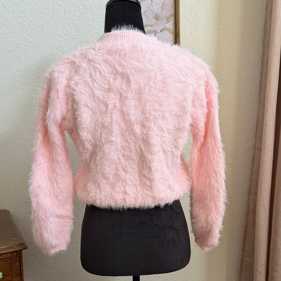 Fluffy Pink Sweater - Picture 2 of 3